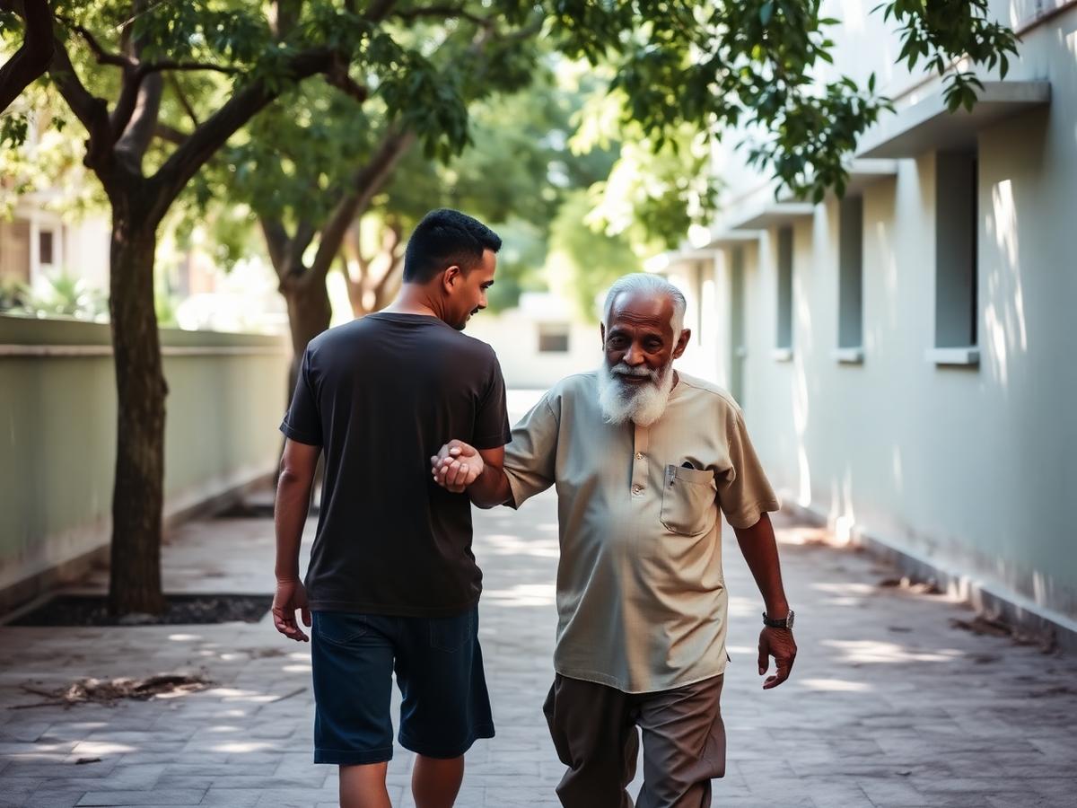 How a Charitable Old Age Home in Chennai (Padiyanallur) Cares for Abandoned Elders